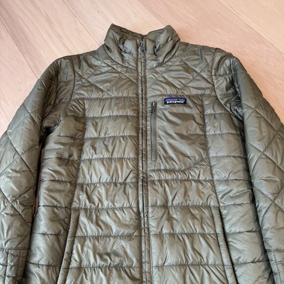 Patagonia Radalie Parka Women's Small Green Full Zip Insulated Outerwear Ski - Picture 3 of 10